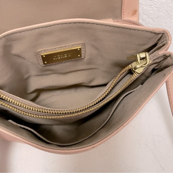 J.Crew Sophie Soft Lambskin Leather Crossbody Bag in Light Blush w/ “K” monogram - Picture 11 of 14